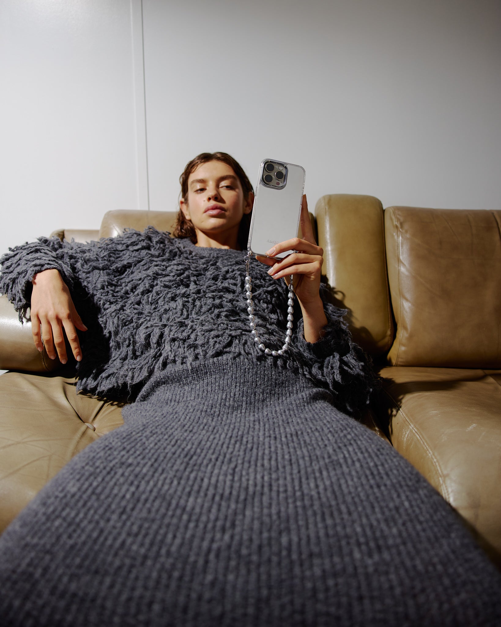 Mirror case with Bullet cord