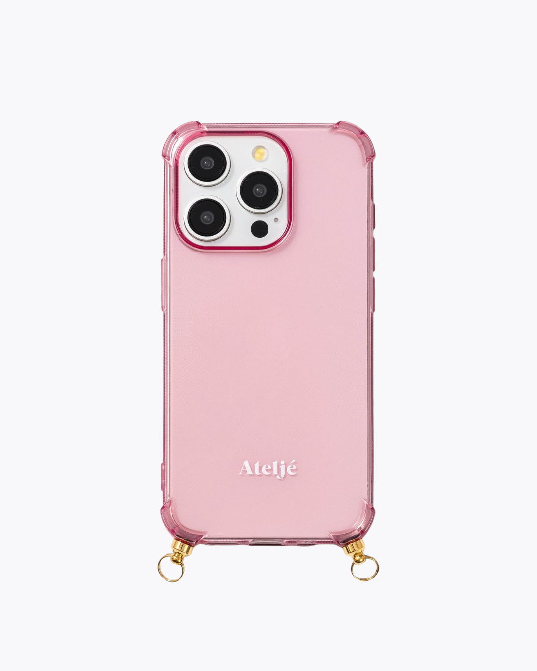 Recycled iPhone case - no cord | Bubblegum