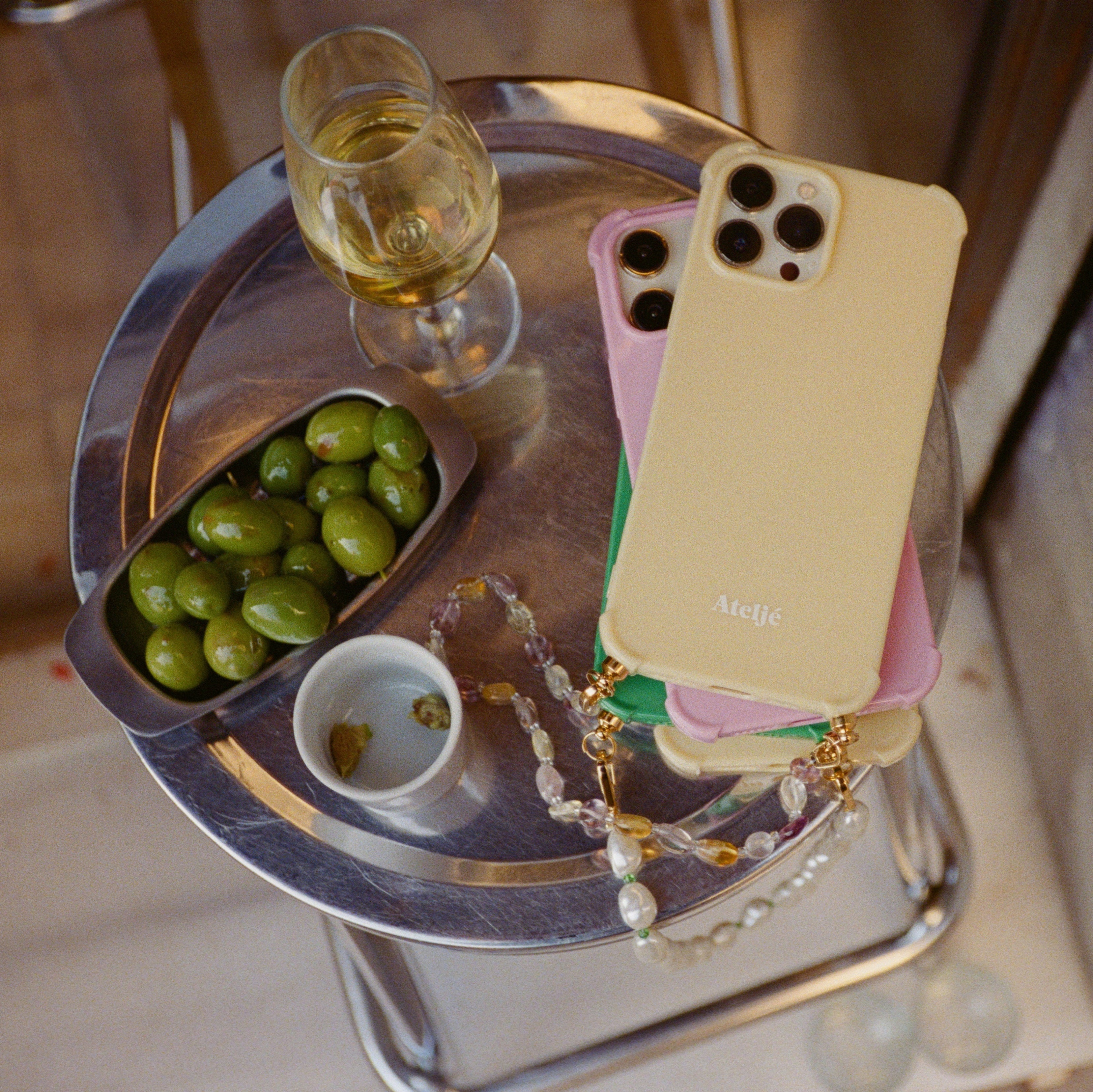 Butter yellow recycled iPhone case - no cord