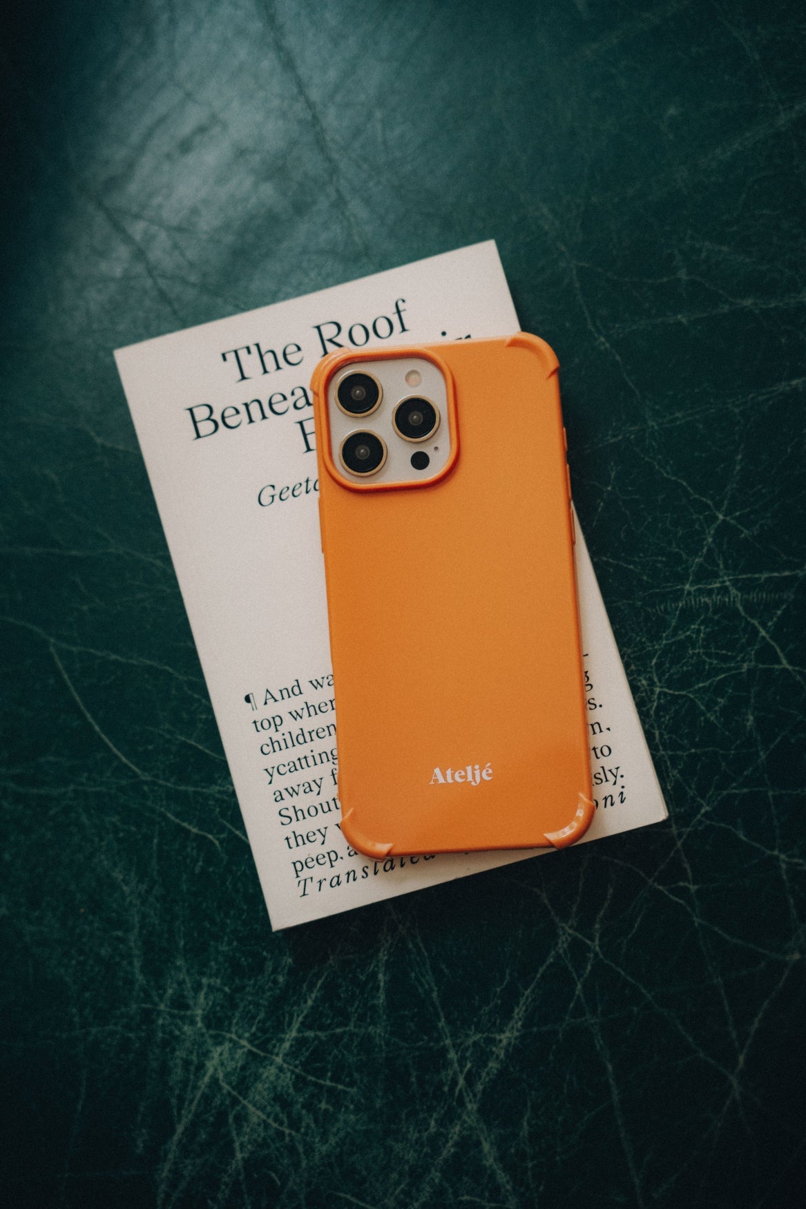 Recycled iPhone case - no rings | Apricot