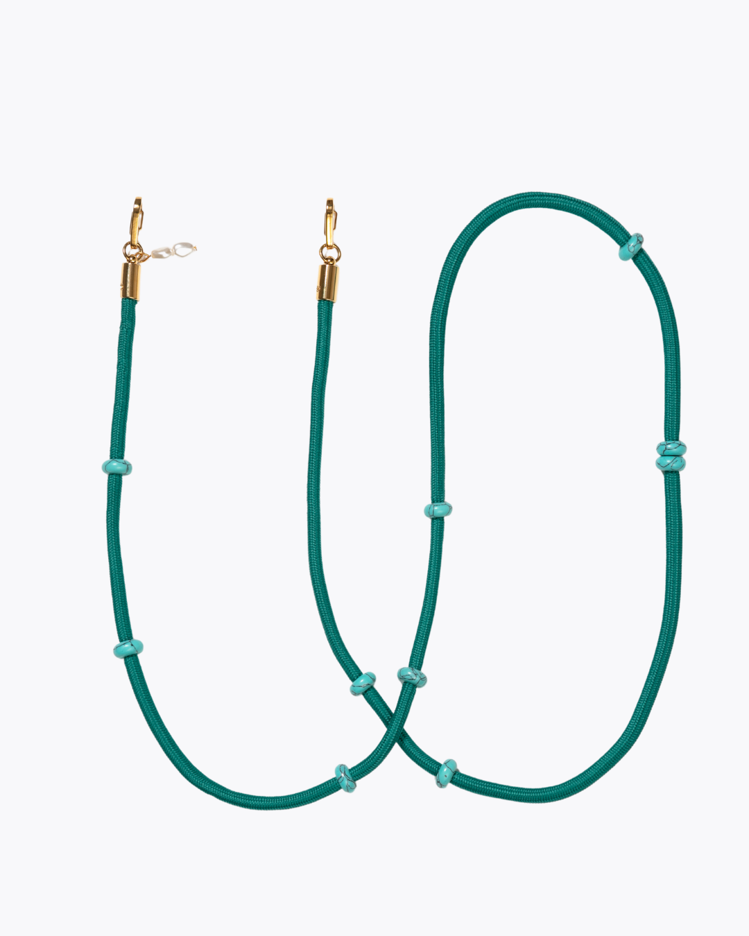 Teal recycled case with High road cord