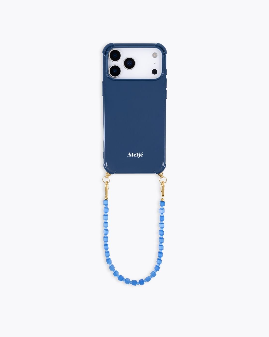 Indigo recycled iPhone case with Got the blues cord