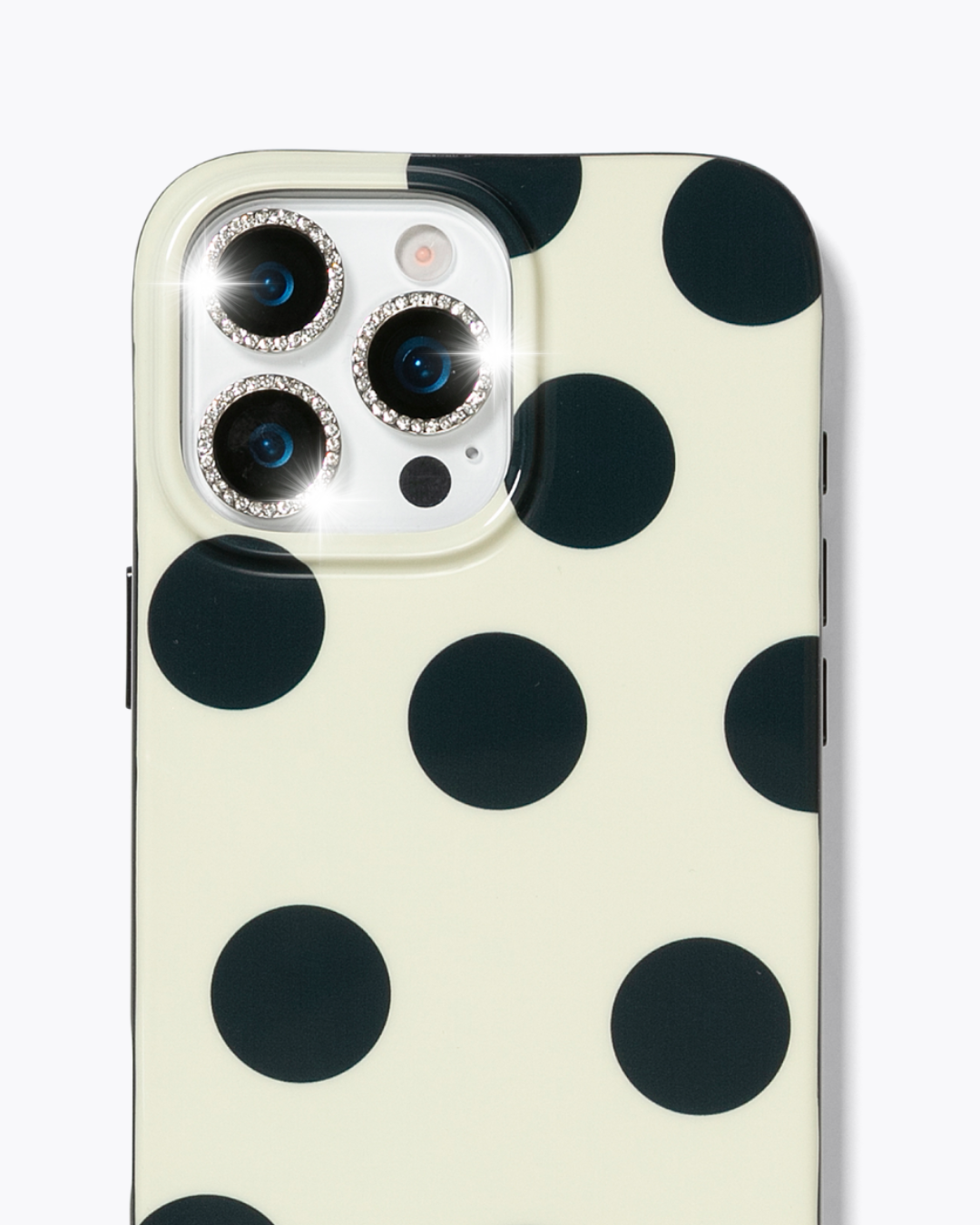 Lens protector - silver diamond