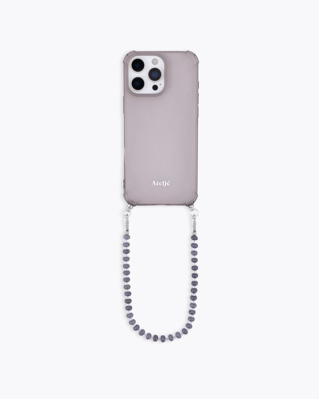Mist recycled iPhone case with Slate cord