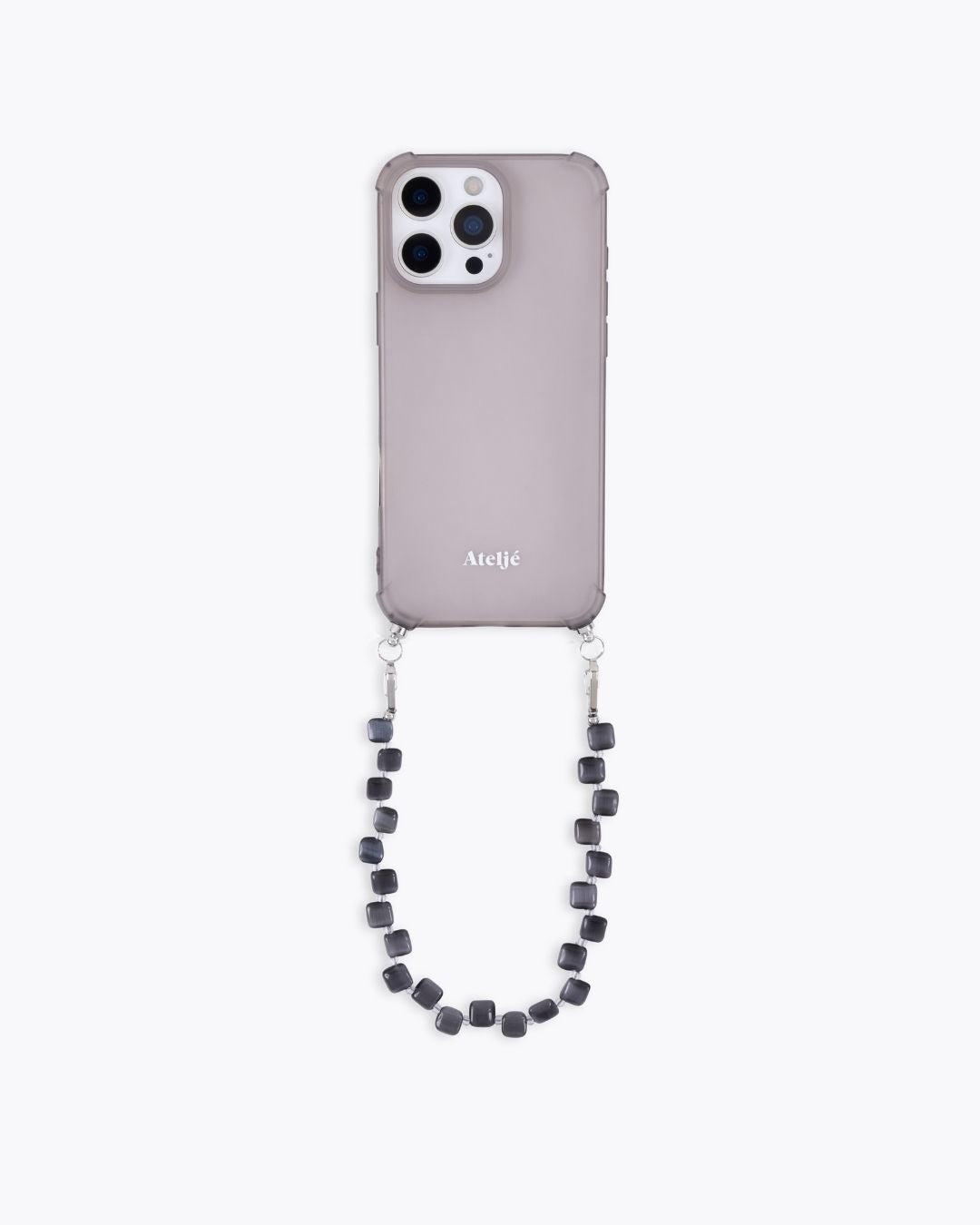 Mist recycled iPhone case with Pebble cord