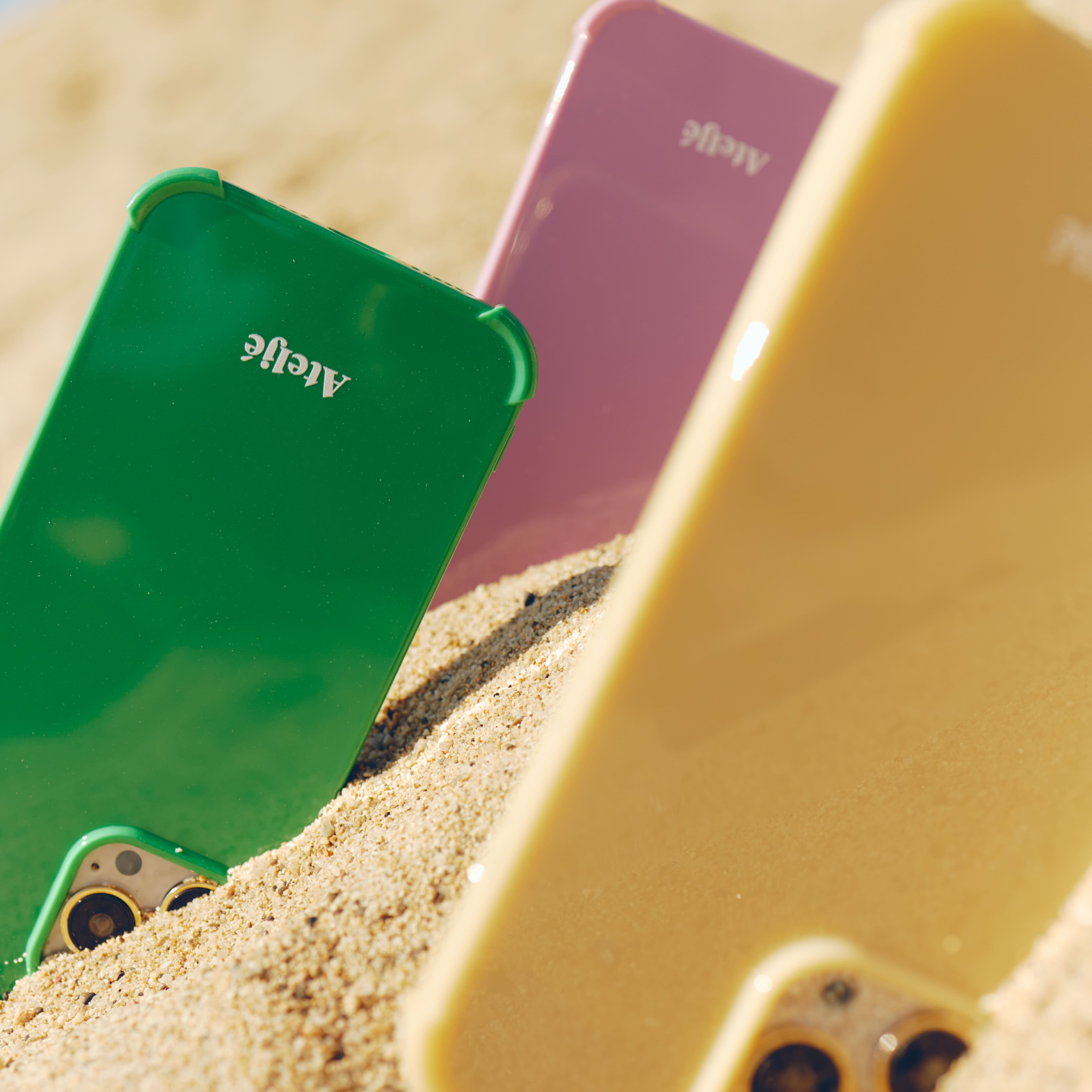 Recycled iPhone case - no rings | Palm breeze