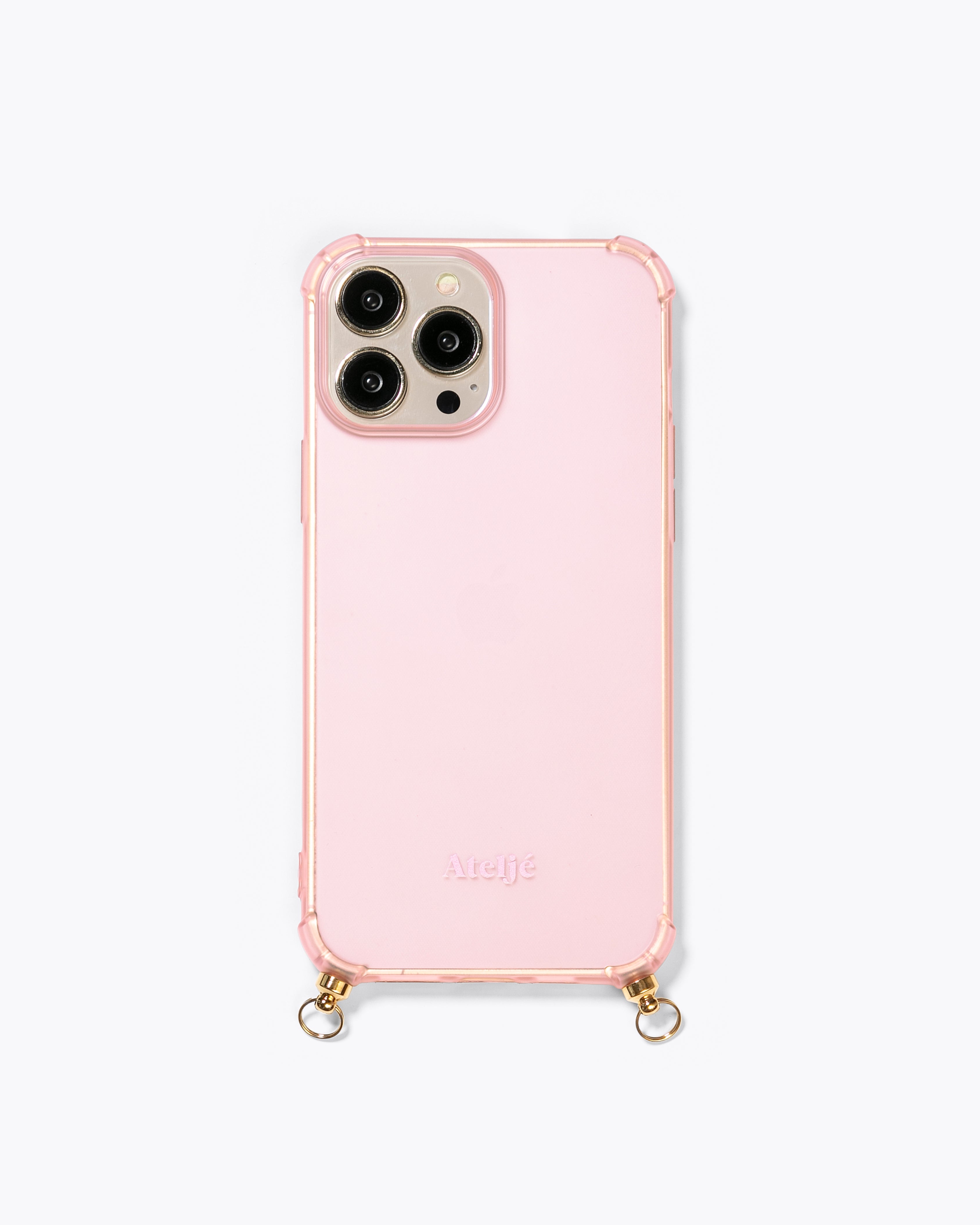 Recycled iPhone case - no cord | Pink haze
