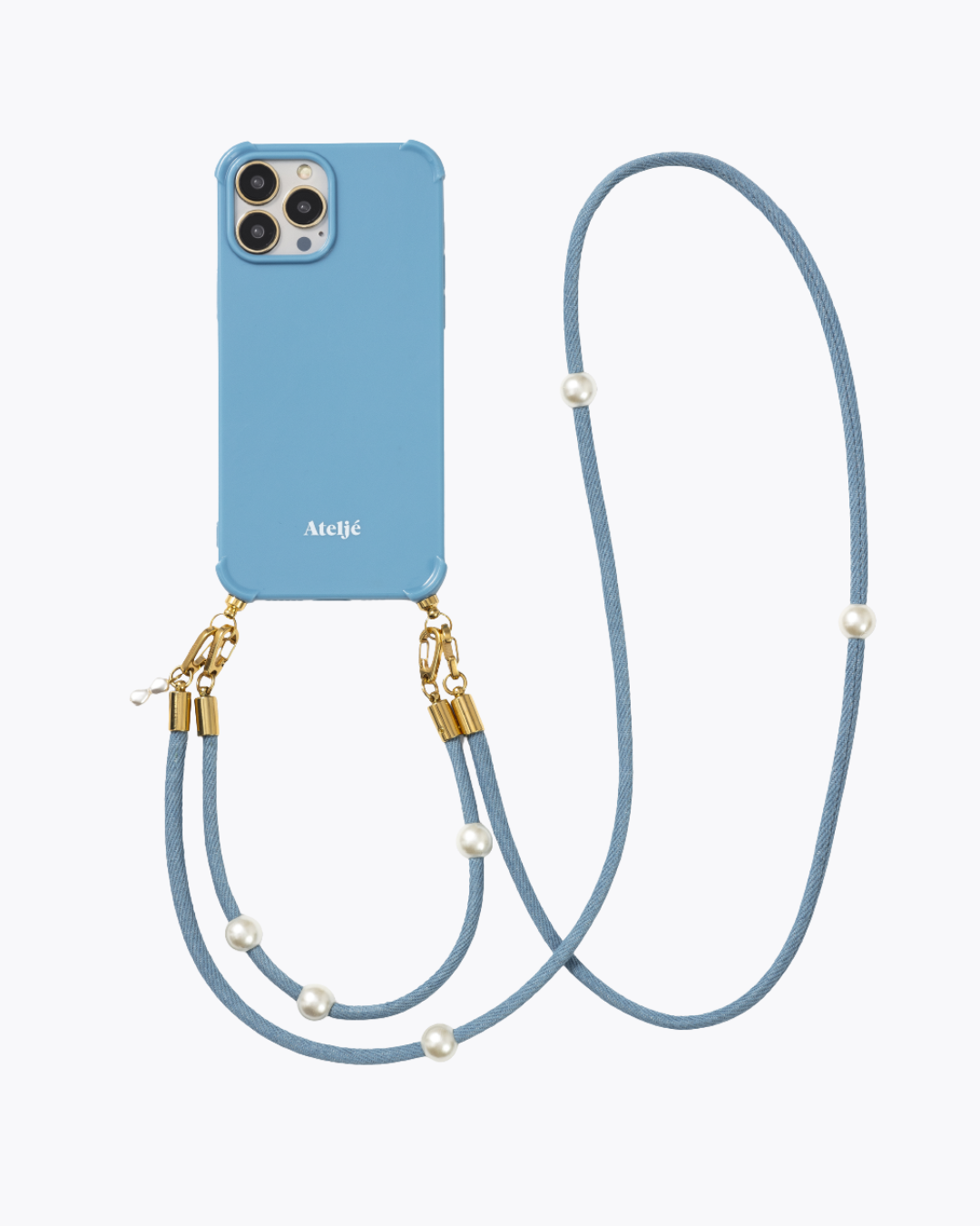 Something blue recycled iPhone case - no cord