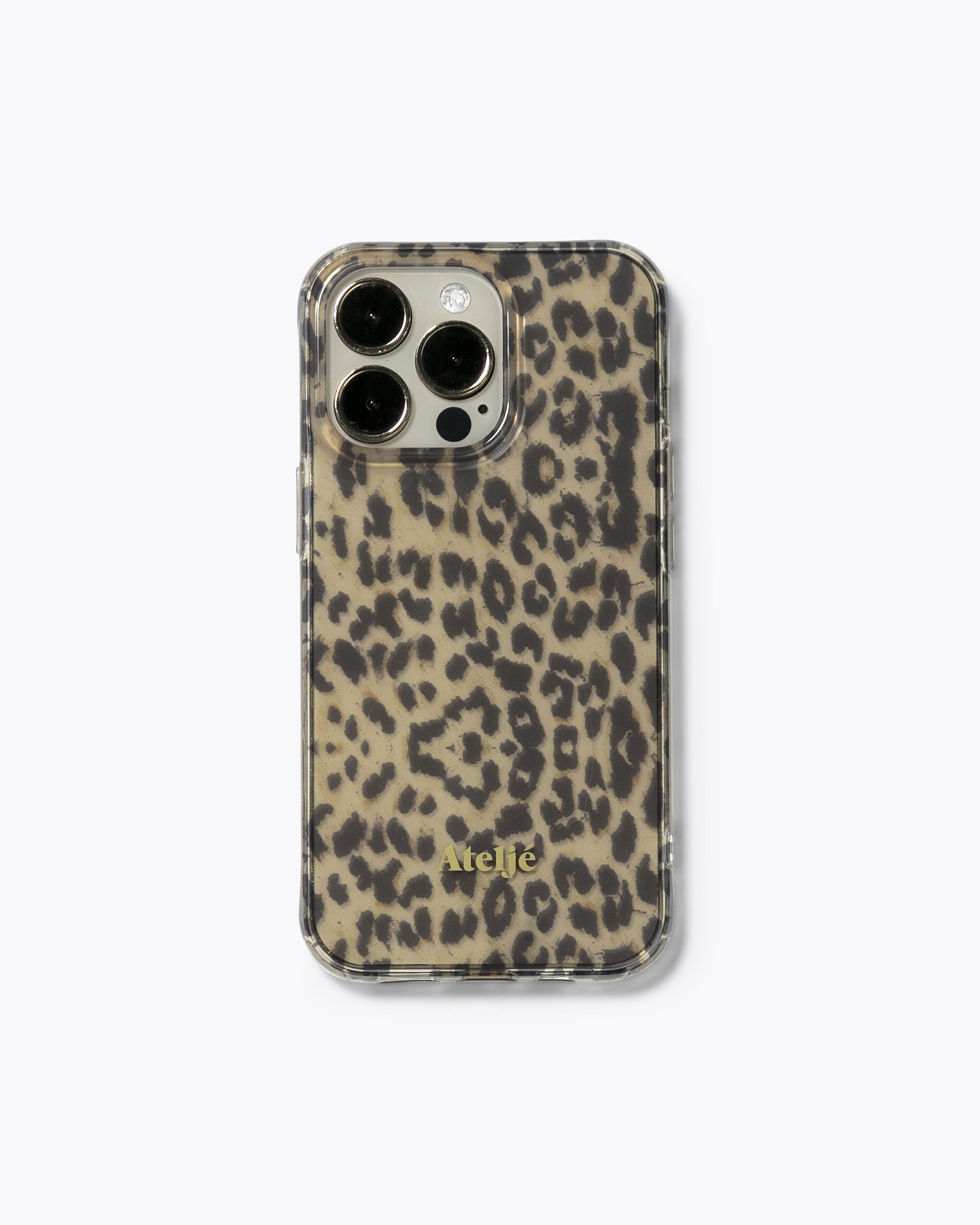 Leopard iPhone case - no rings