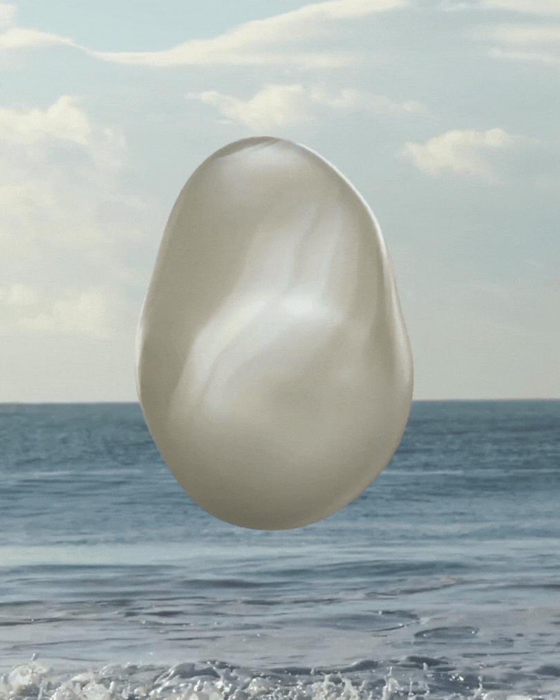 Transparent recycled iPhone case with Cloudy 2.0 cord