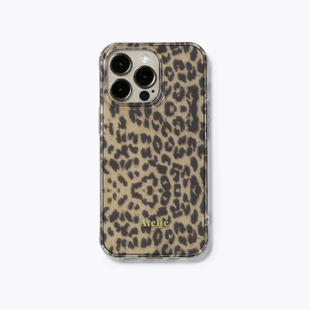 Leopard iPhone case - no rings