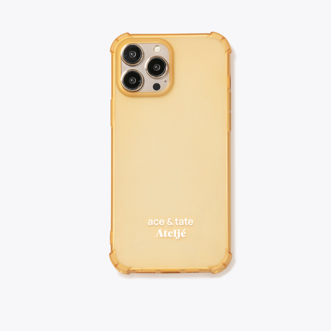 Sanftgelbe iPhone-Hülle – ohne Ringe