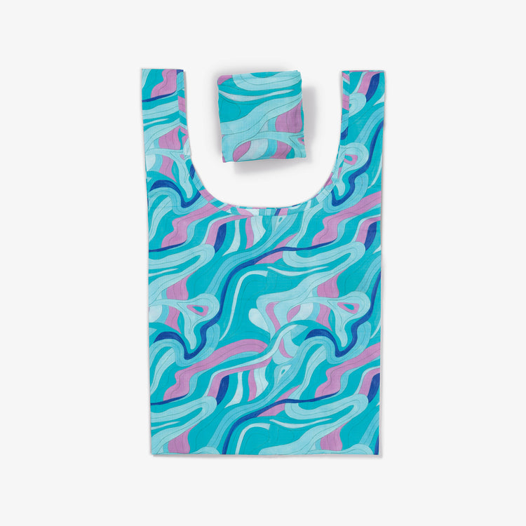 The fold it bag (recycled) - Ride the wave