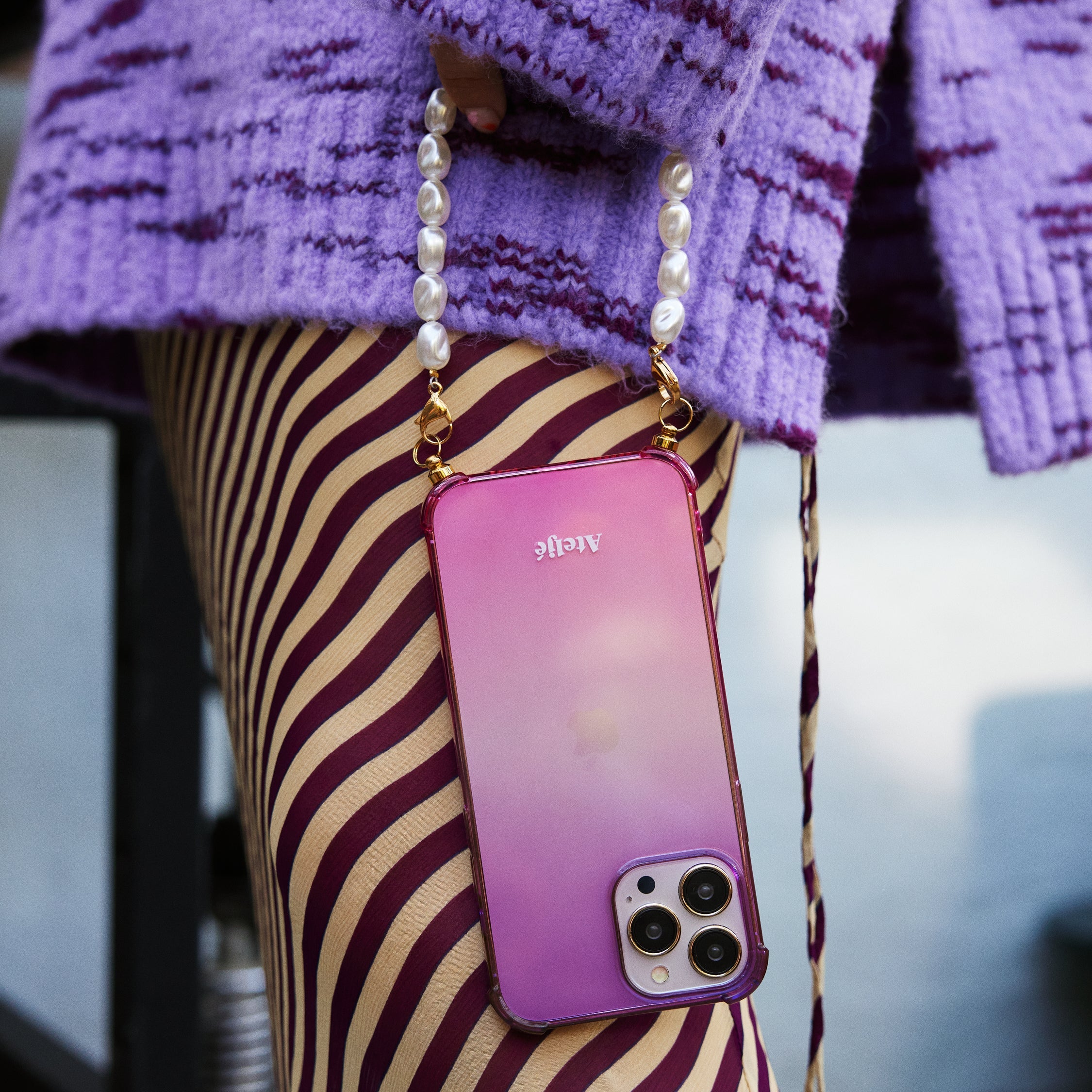 Recycled iPhone case - no cord | Mystique
