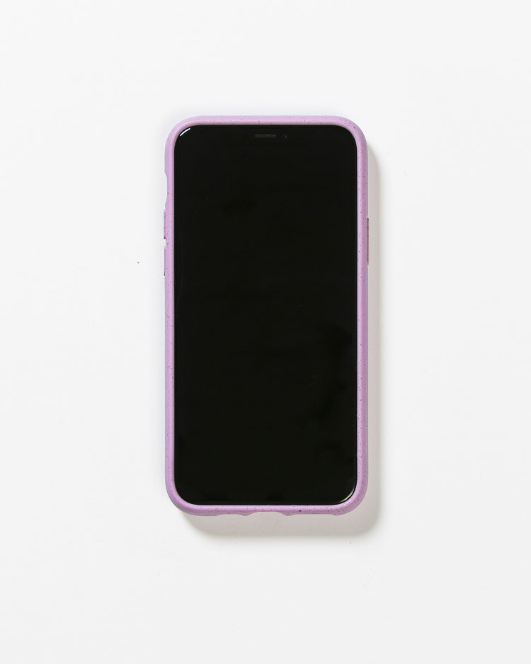 Lilac biodegradable iPhone case - no rings