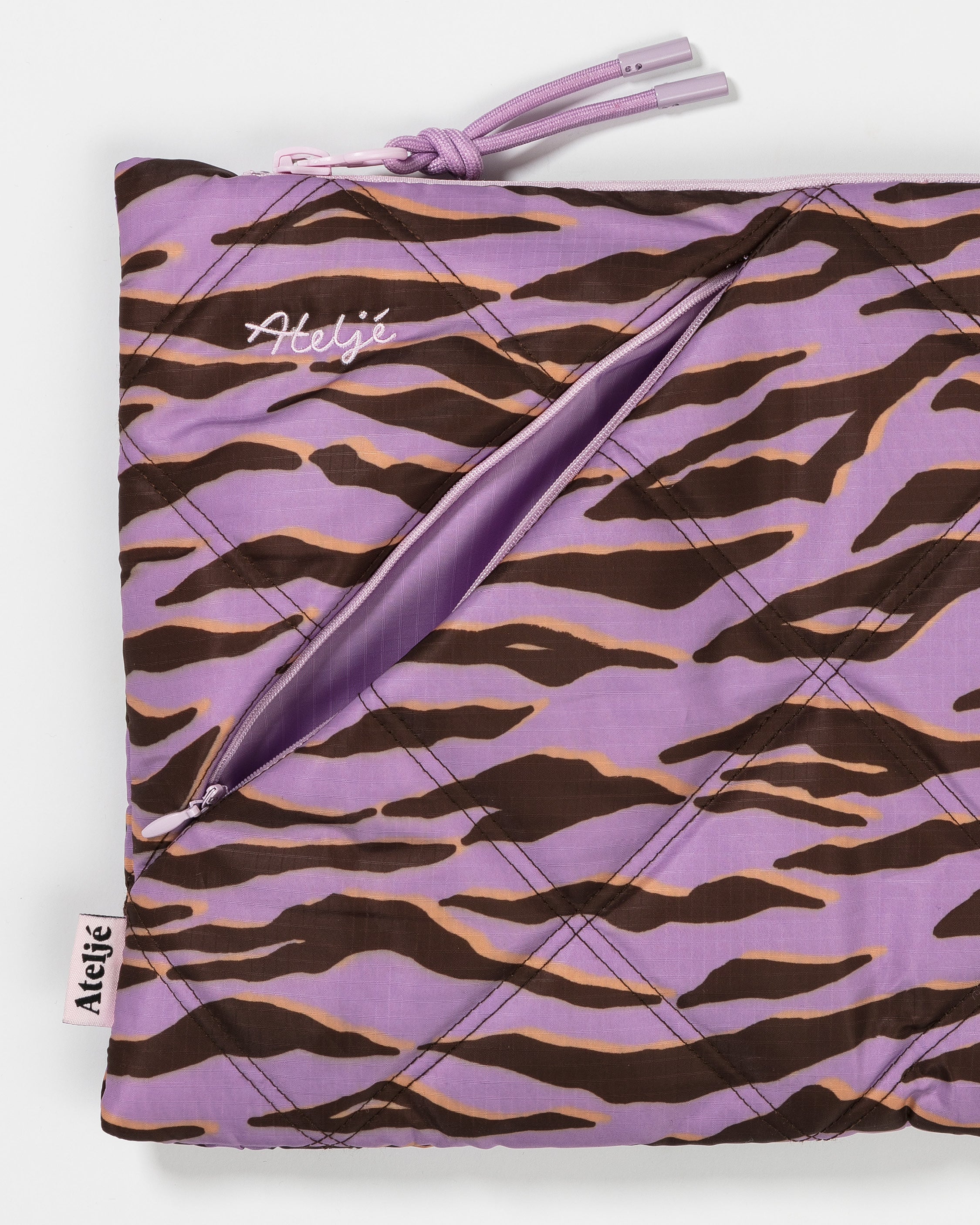 Puffy recycled laptop sleeve - Savanna