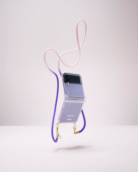 Transparant Samsung Galaxy Z Flip4 case - no cord