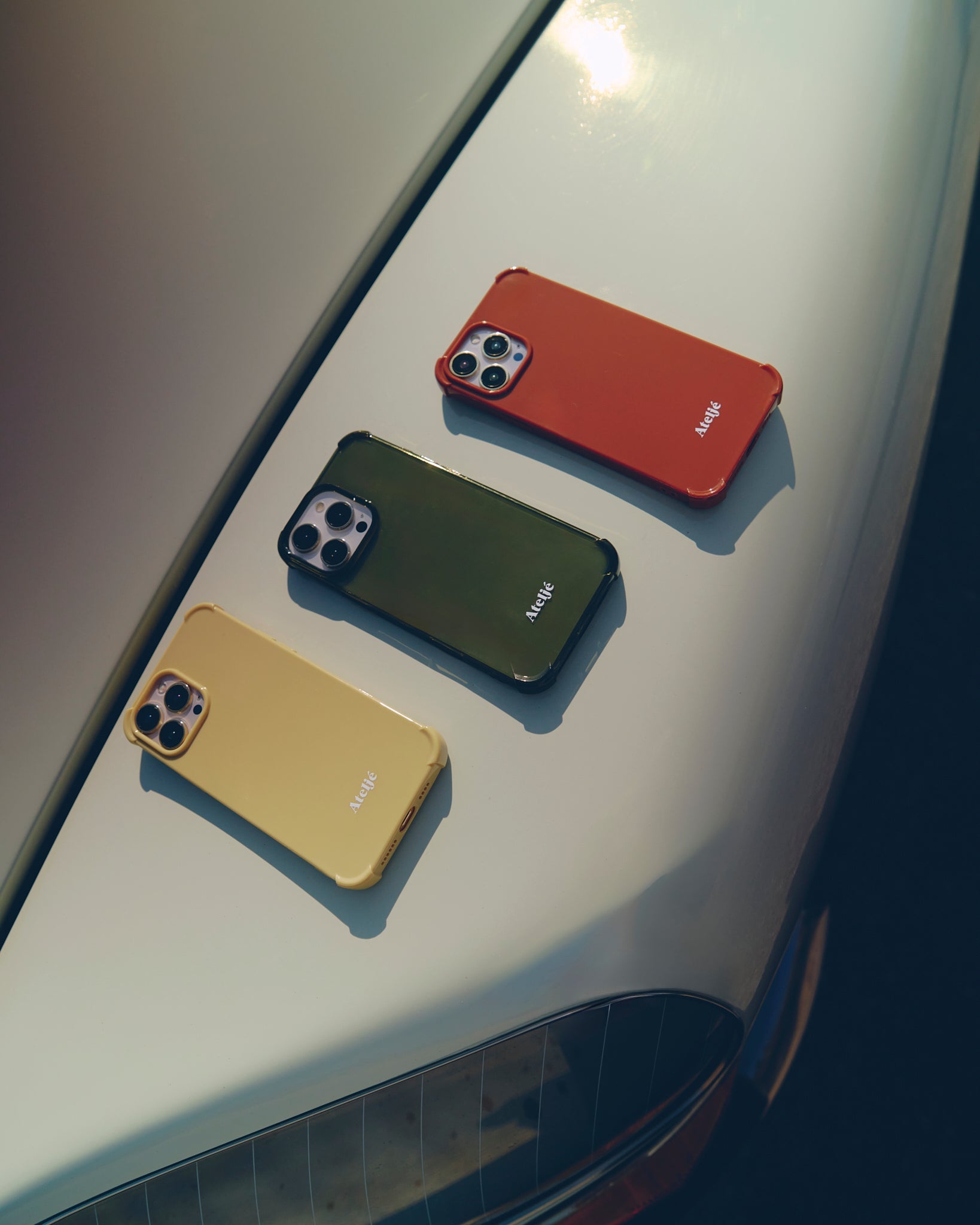 Sonnige Handyhülle für iPhone aus recycelten Materialien – ohne Ringe