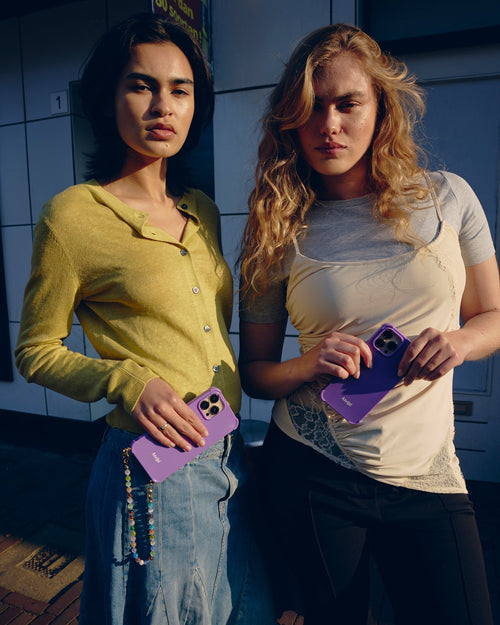 Recycled iPhone case - no rings | Violet