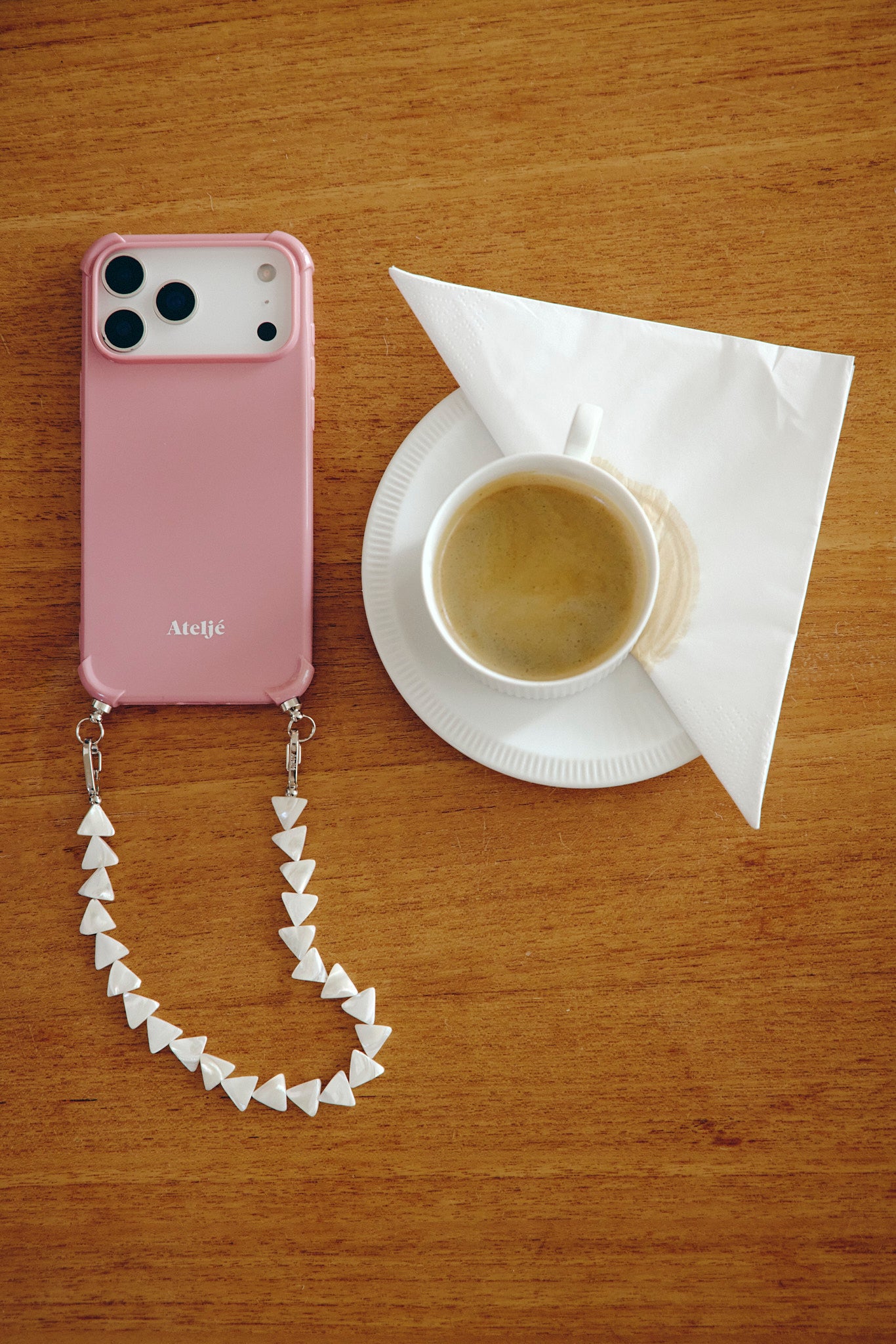 Recycled iPhone case - no cord | Velvet pink