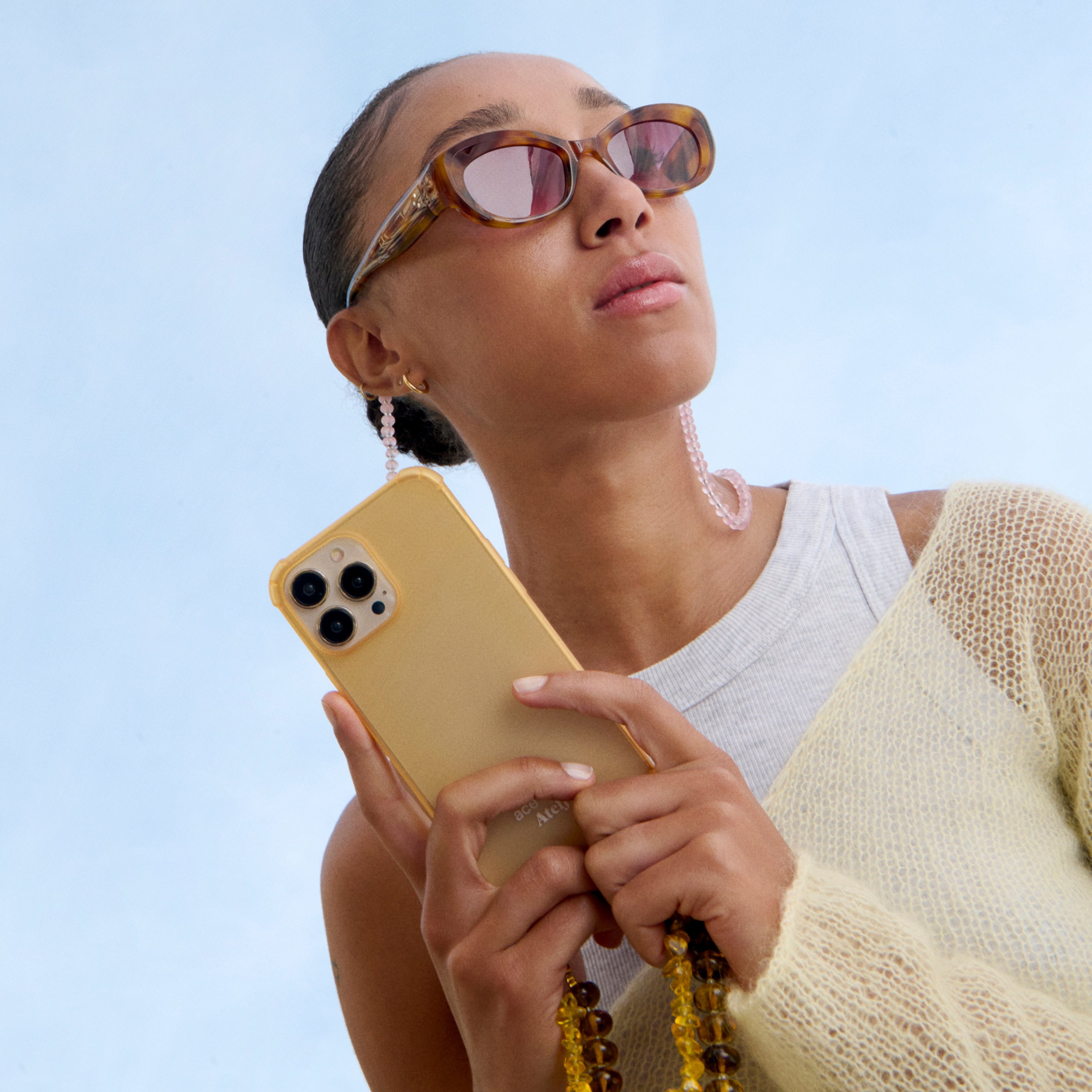 Xena sunglasses with Dusk cord