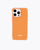 Recycled iPhone case - no rings | Apricot