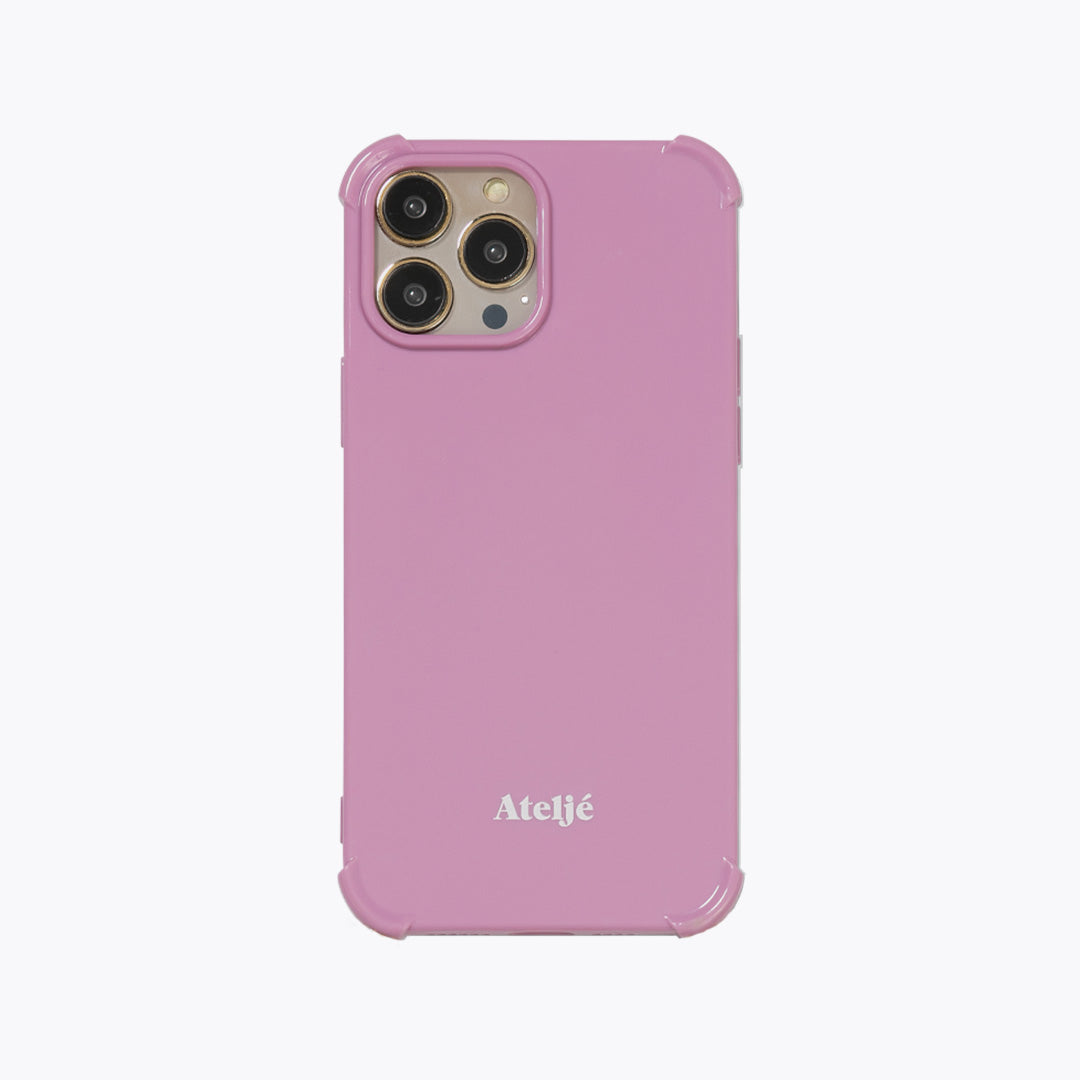 Vintage pink recycled iPhone case - no rings