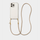 Transparent recycled iPhone case with Dune cord
