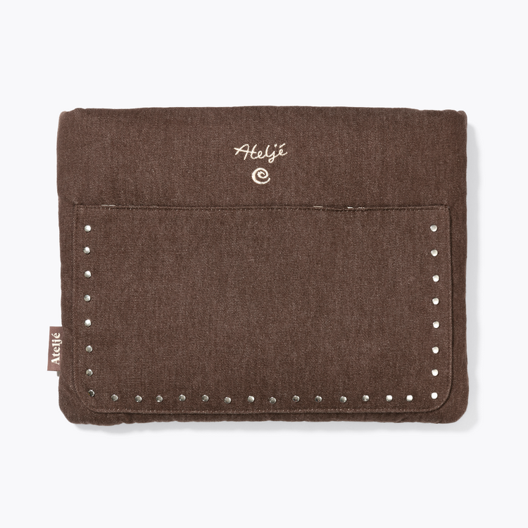 Laptop sleeve - Brown denim