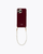 Bold burgundy recycled case with Hold the line cord