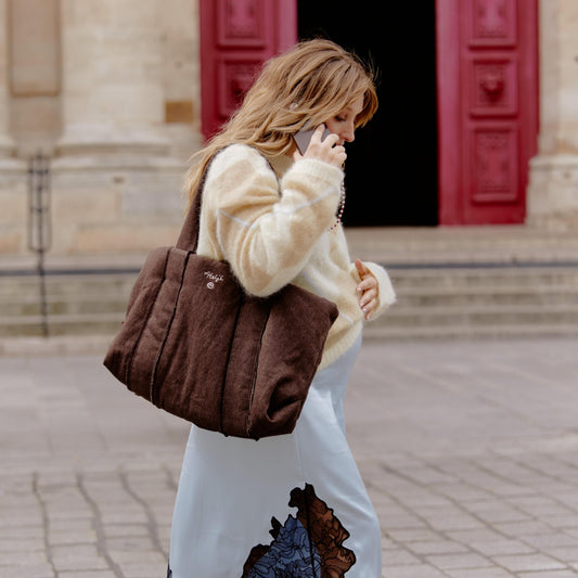 The big bag - Brown denim