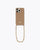 Caramel recycled iPhone case with Cosmic gold cord