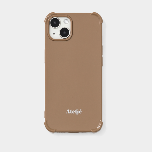 Caramel recycled iPhone case - no rings