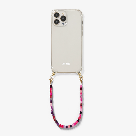Clear phone case with muse phone cord