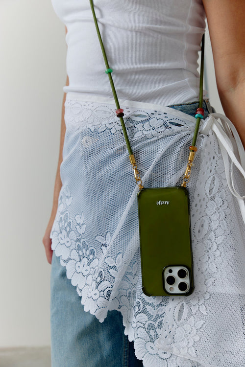 Recycled iPhone case - no cord | Mosslight