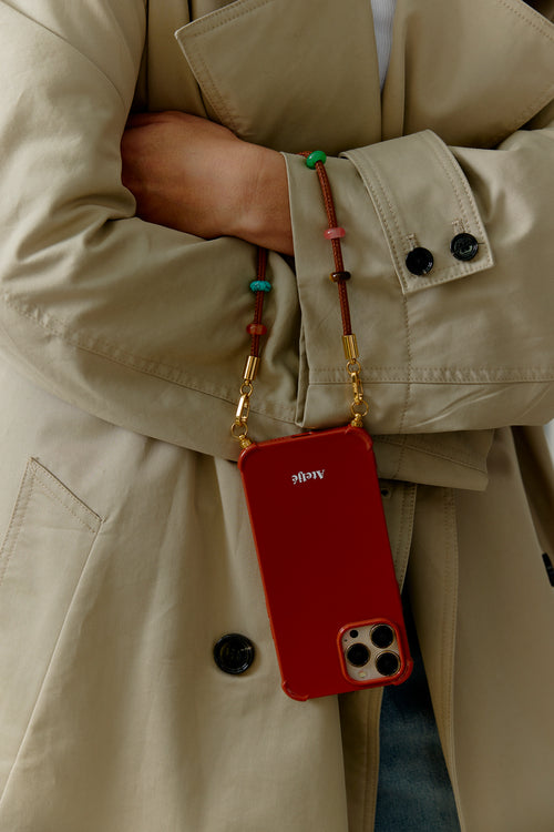 Saffron recycled iPhone case - no cord