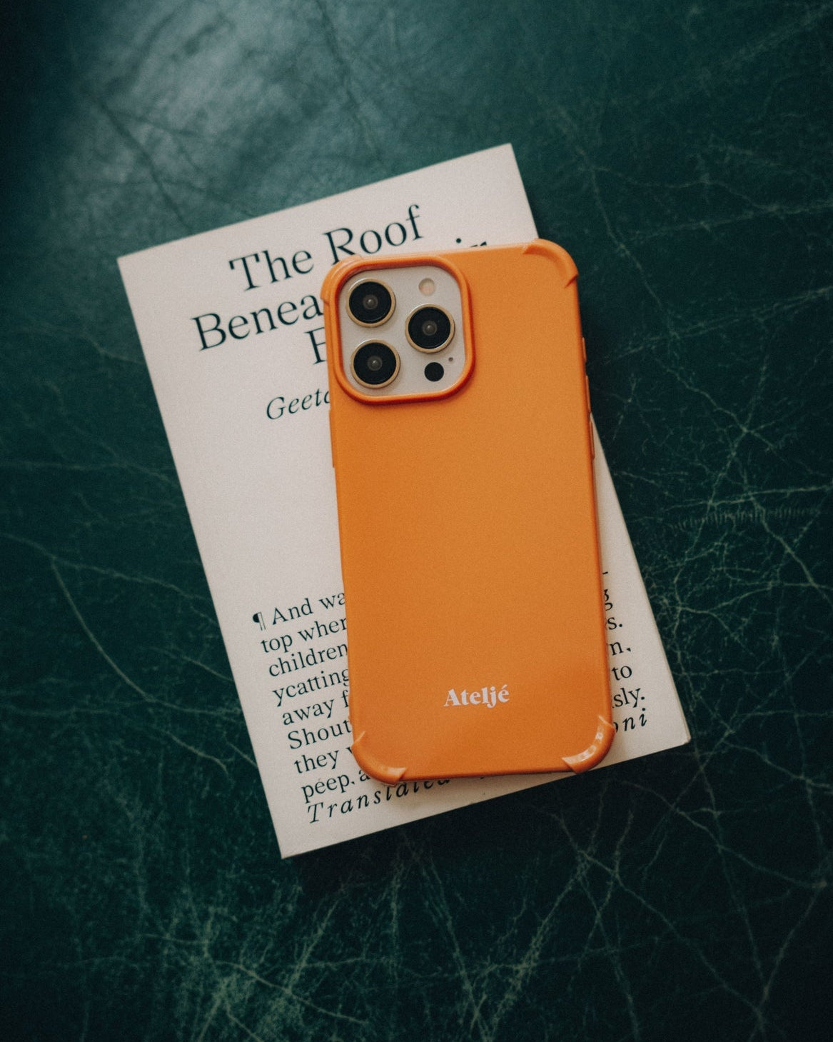 Recycled iPhone case - no rings | Apricot