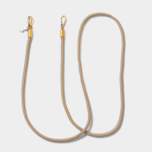 Transparent recycled iPhone case with Dune cord