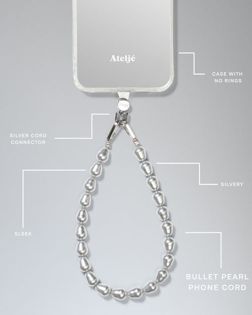 Mirror case no rings with Bullet cord