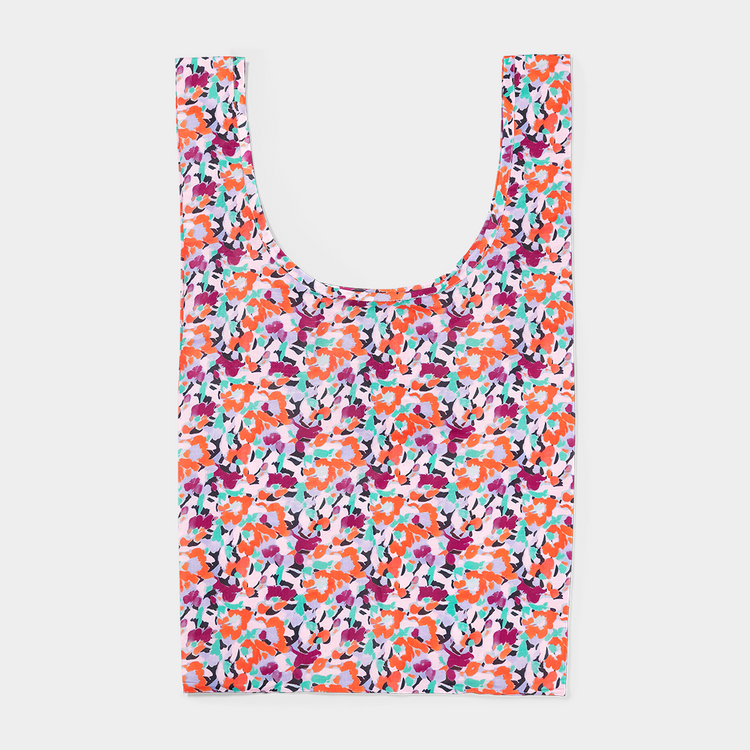 Foldable grocery bag in color "flowerfield" atelje