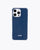 Recycled iPhone case - no rings | Indigo