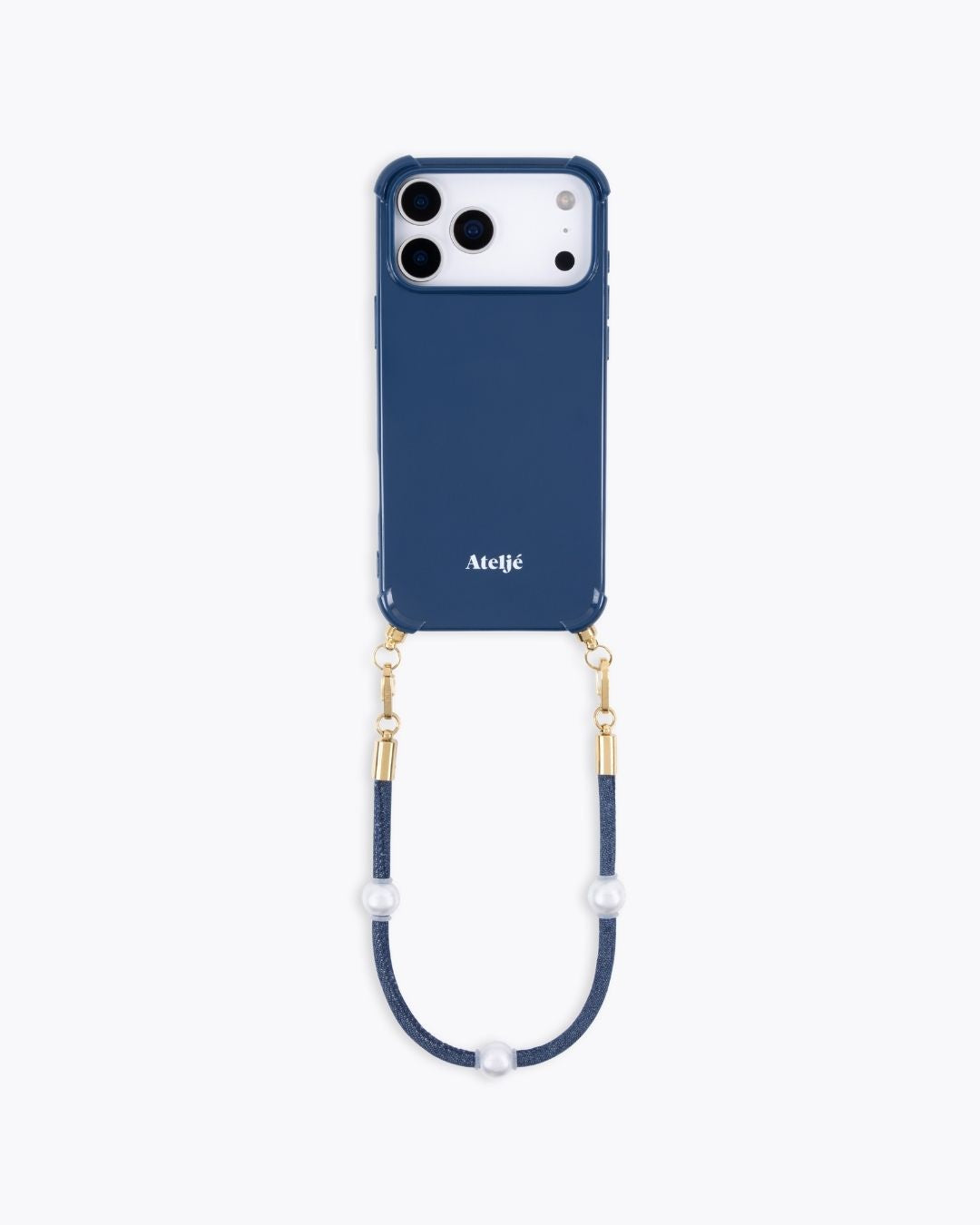 Indigo recycled iPhone case with Favorite jeans cord