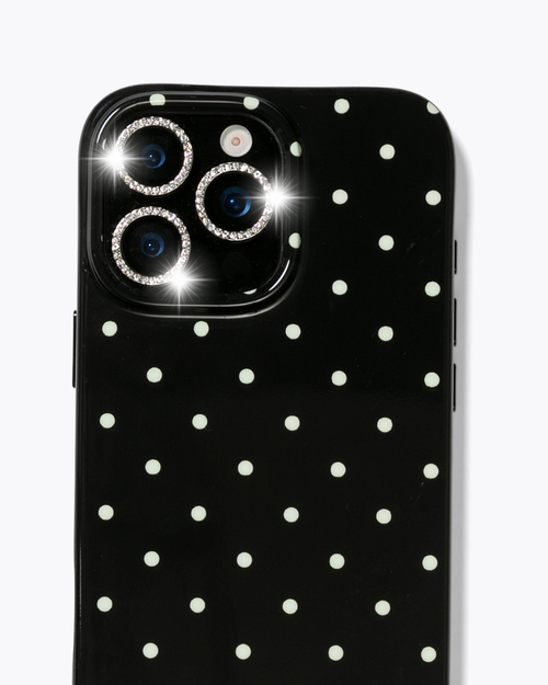 Lens protector - silver diamond