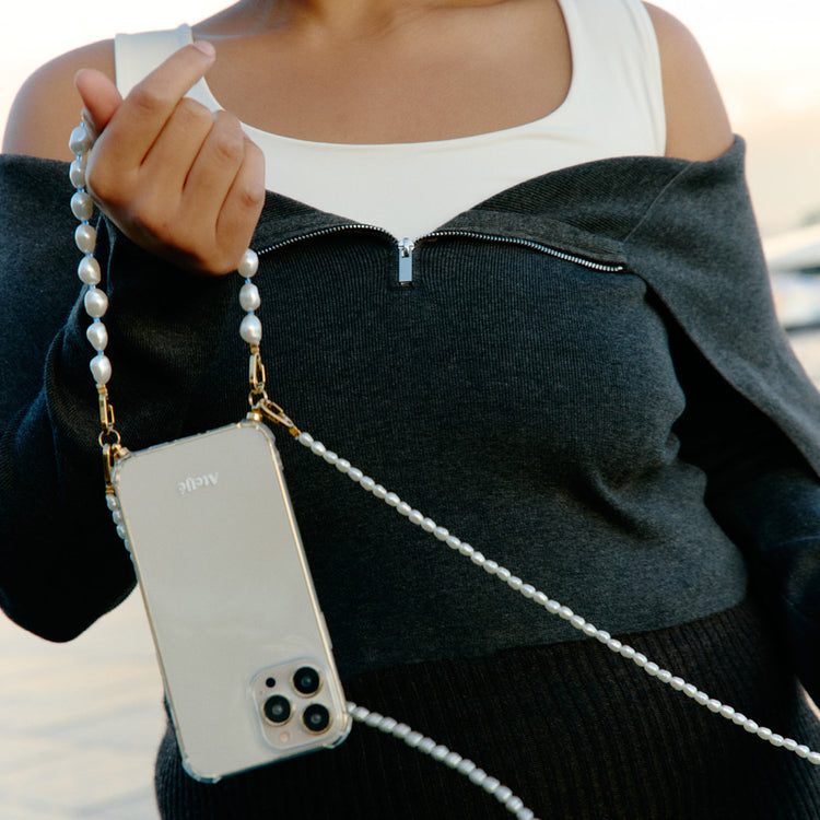 Transparant recycled iPhone case - no cord