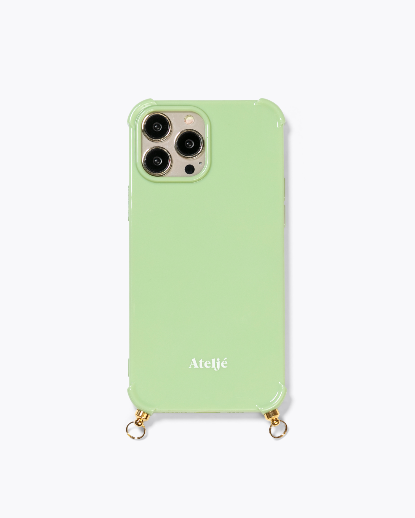 Recycled iPhone case - no cord | Matcha