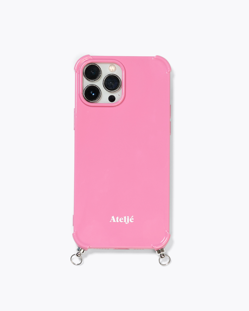 Motel pink recycled iPhone case - no cord
