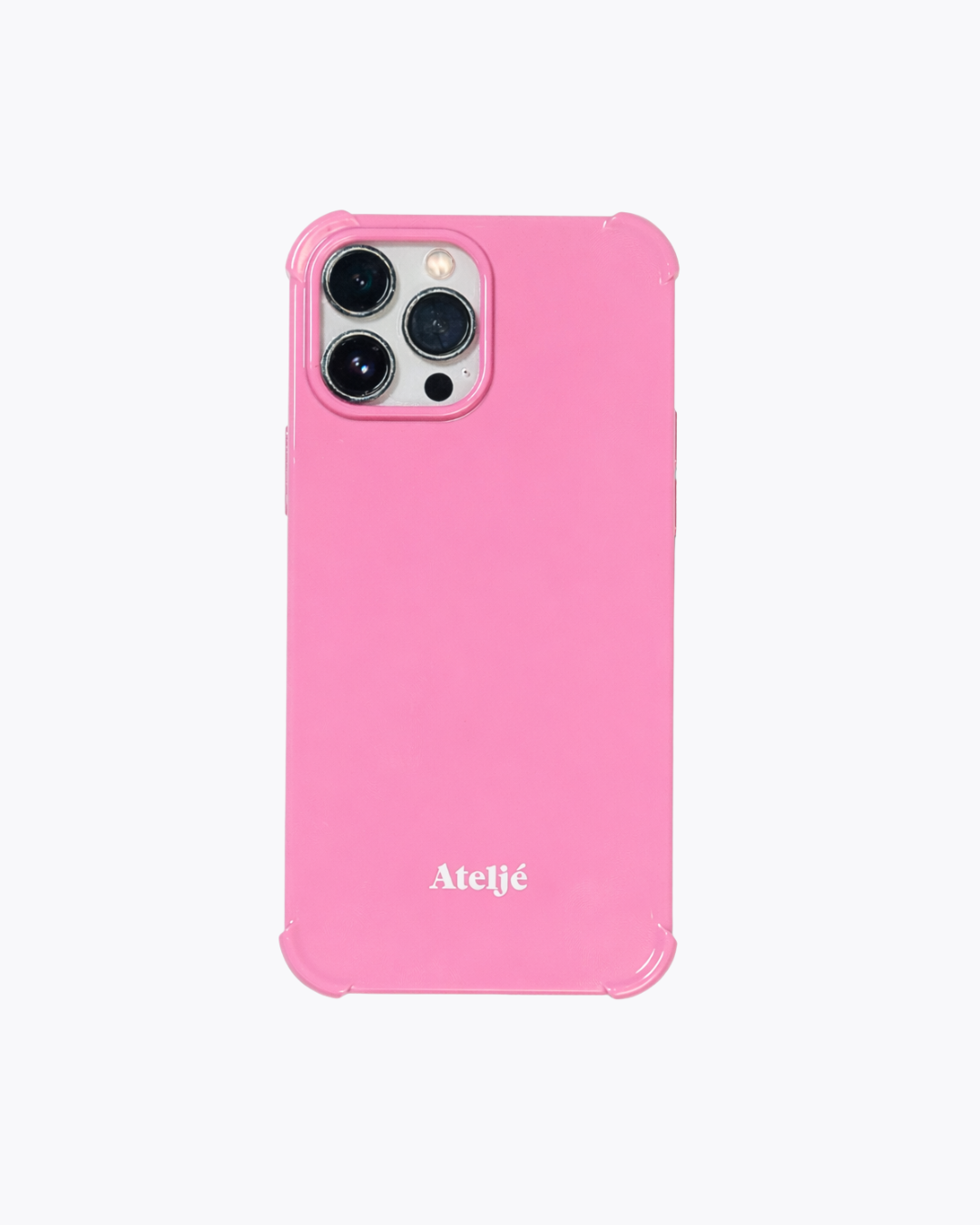 Motel-pinke iPhone-Hülle aus Recyclingmaterial – ohne Ringe