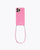 Motel pink recycled case with Love you bye cord