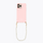 Pink clay recycled iPhone case with Cloudy 2.0 cord