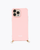 Recycled iPhone case - no cord | Pink clay